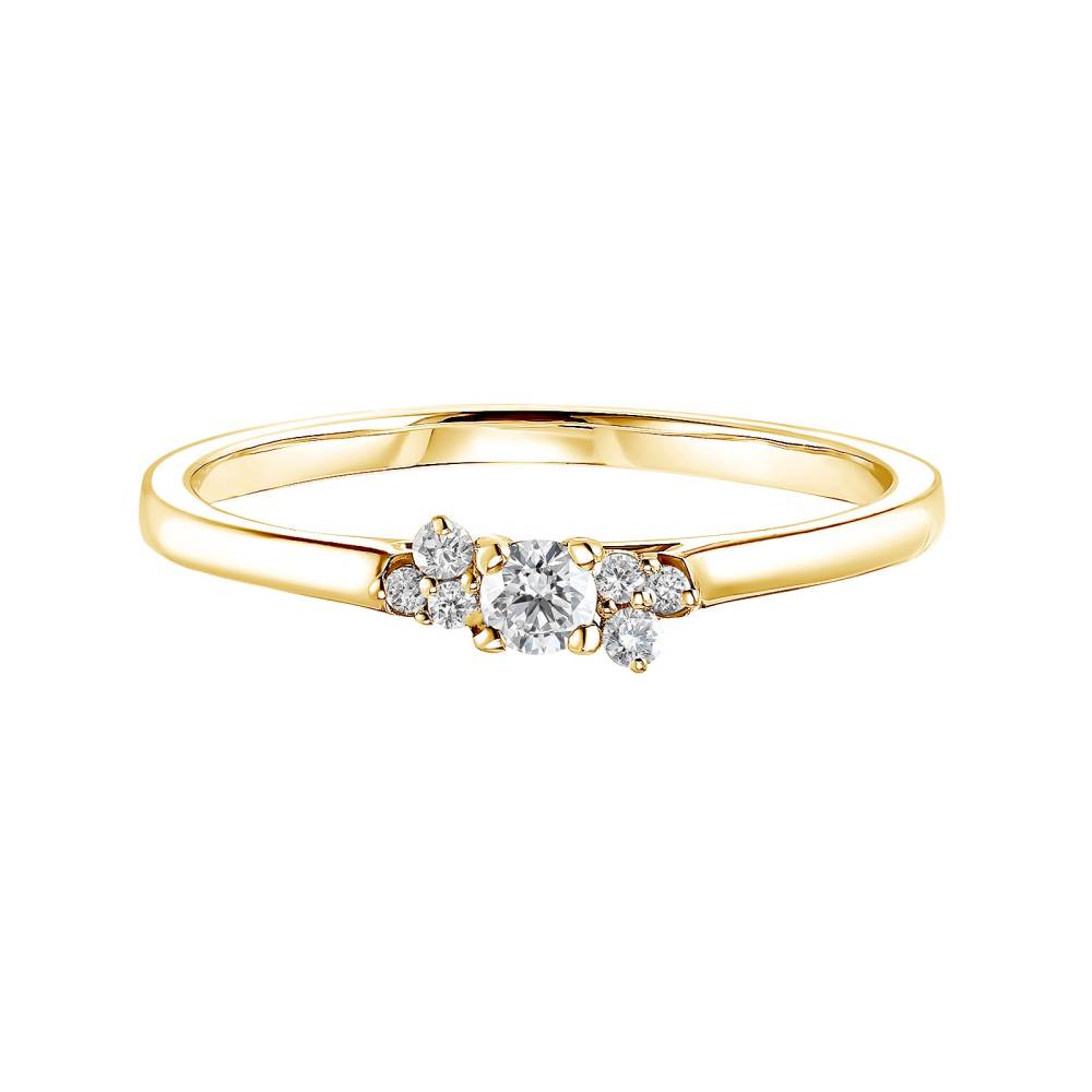 Bague Or jaune Diamant Mini EverBloom 2