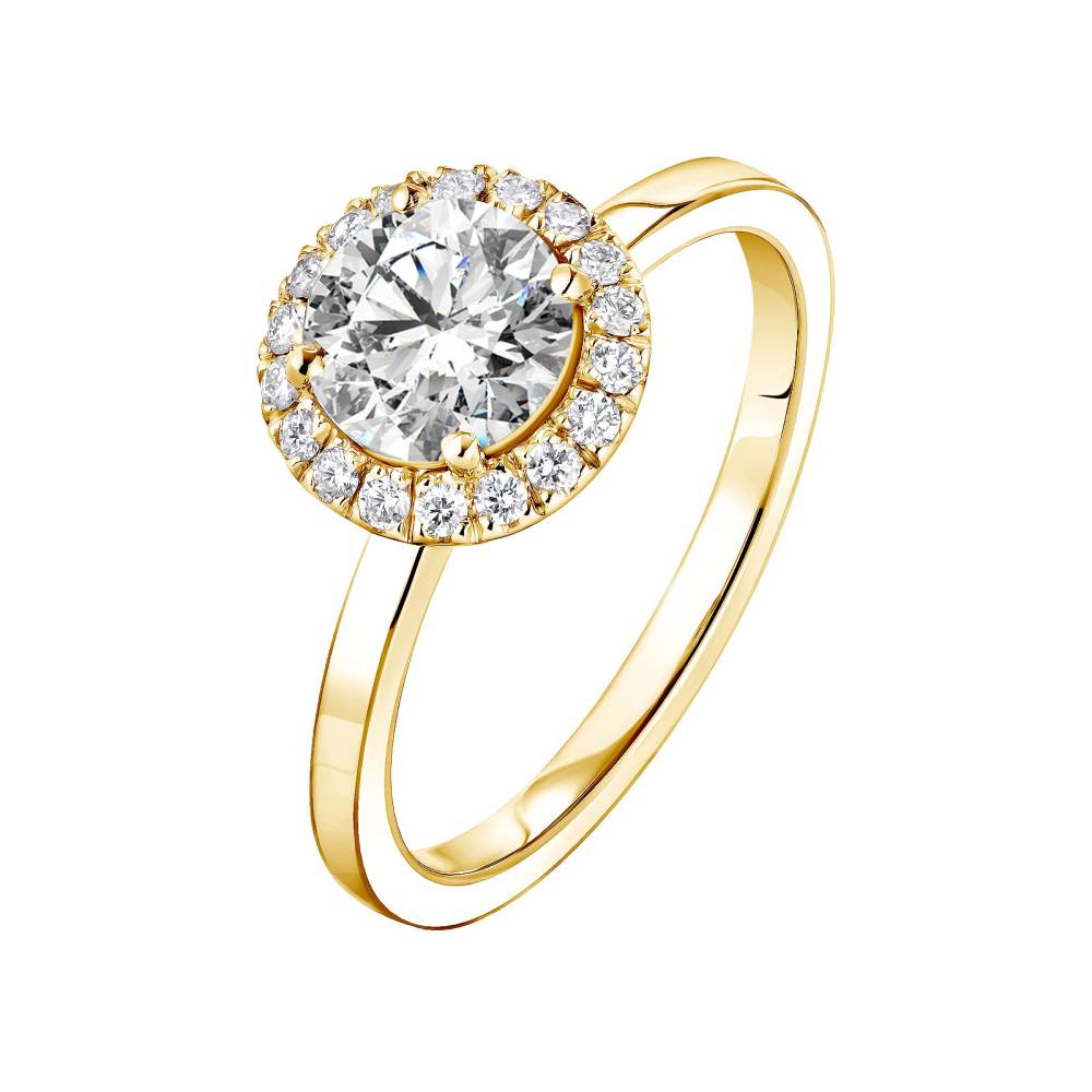 Ring Yellow gold Diamond Rétromantique L 2