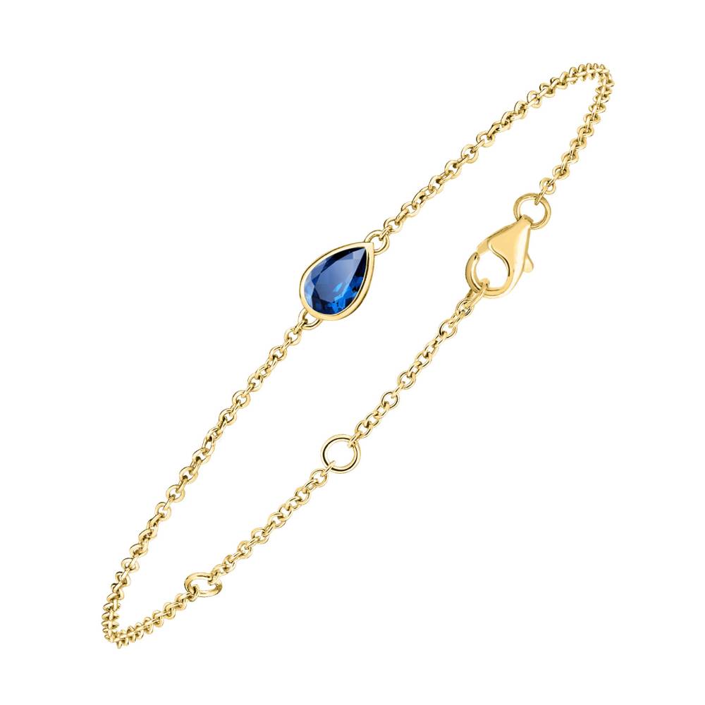 Bracelet Yellow gold Sapphire Gemmyorama 2