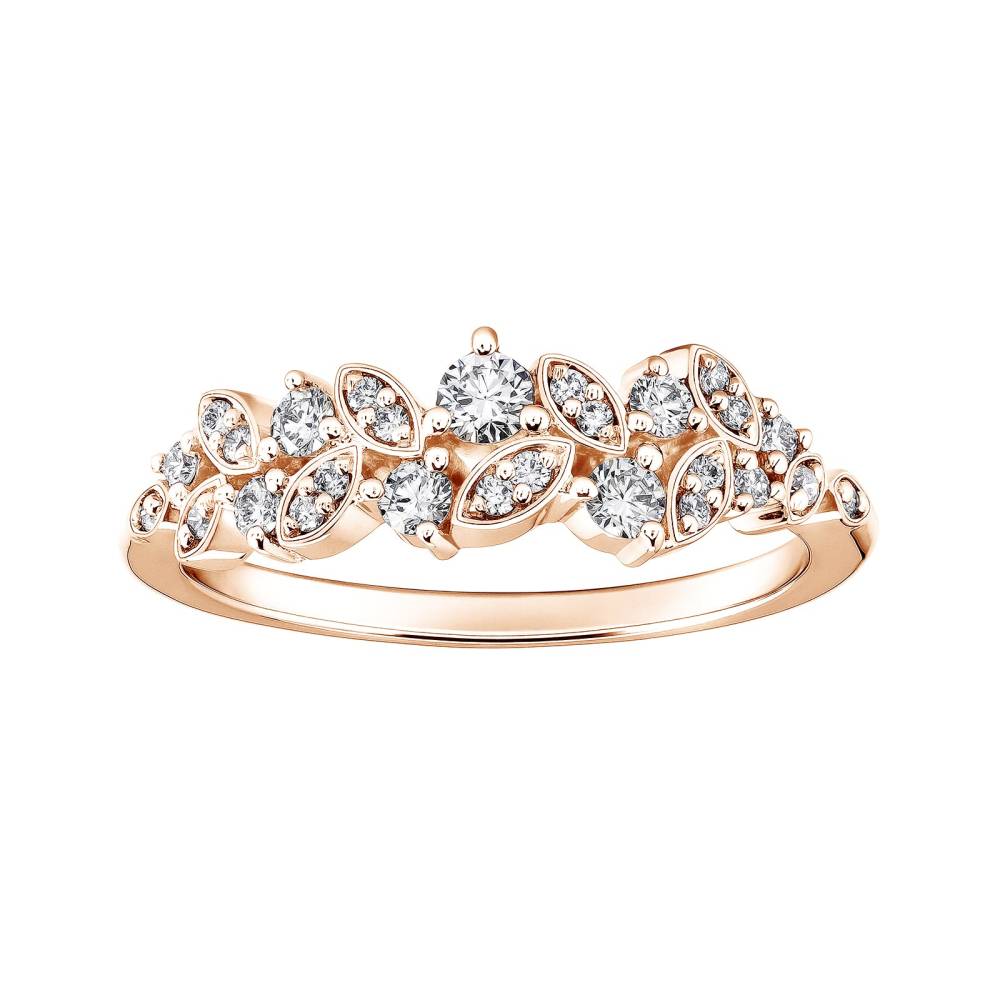 Ehering Roségold Diamant EverBloom 2