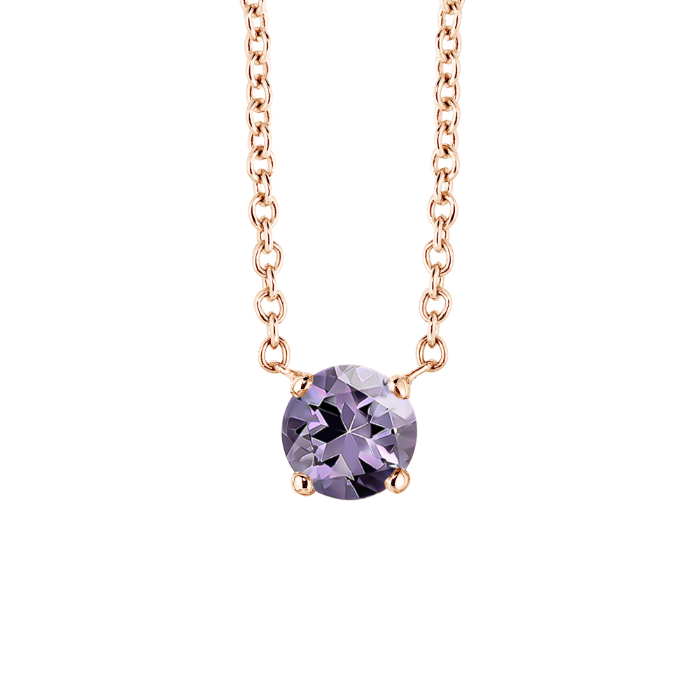 Pendant Rose gold Lavender Spinel Lady XL 2