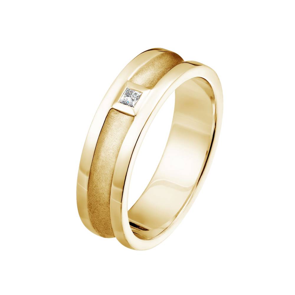 Bague Or jaune Diamant Minotaure 2