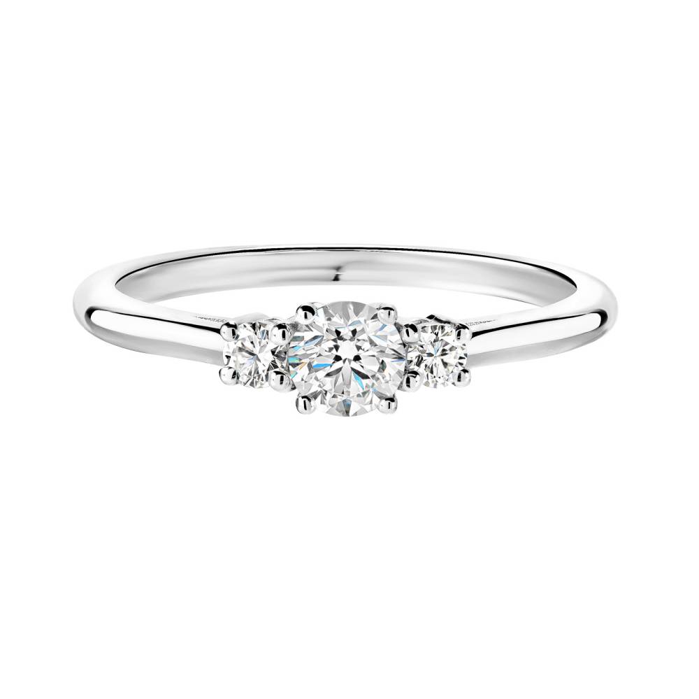 Bague Or blanc Diamant Baby Lady Duo 2