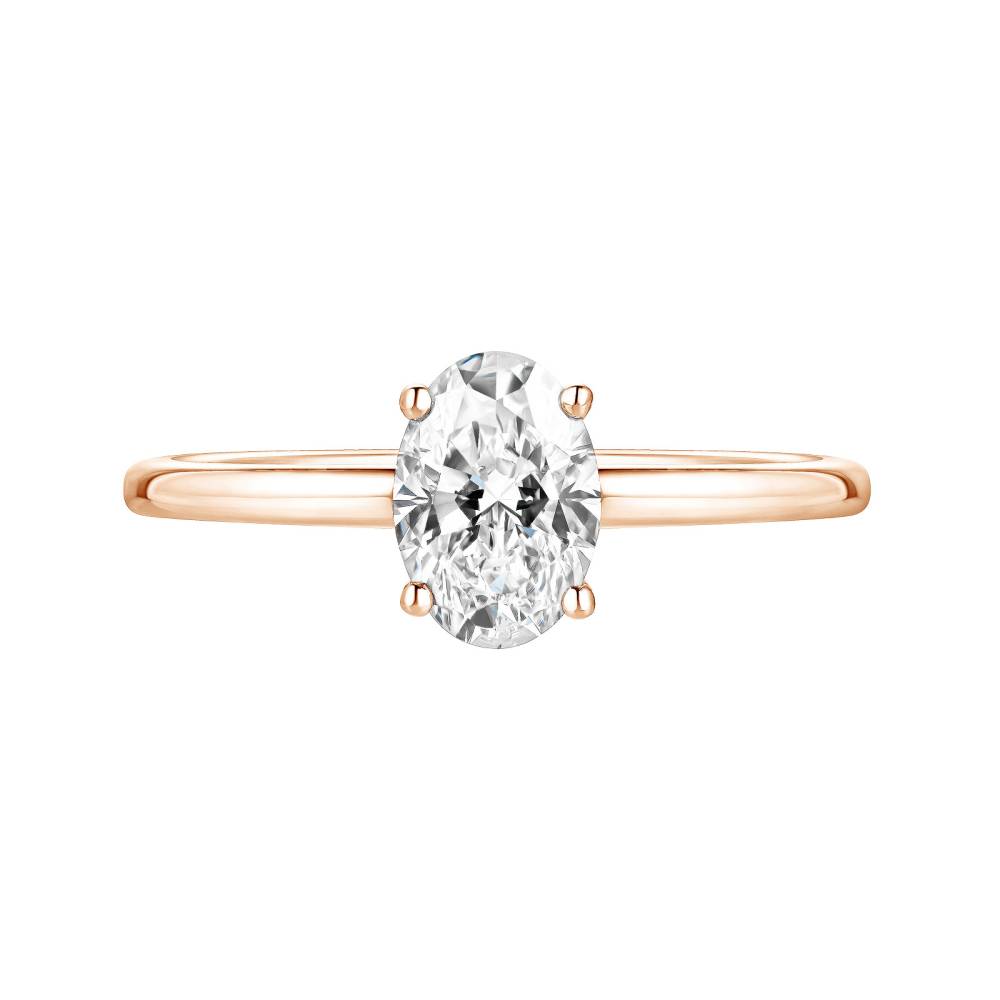 Ring Rose gold Diamond Lady Ovale 2