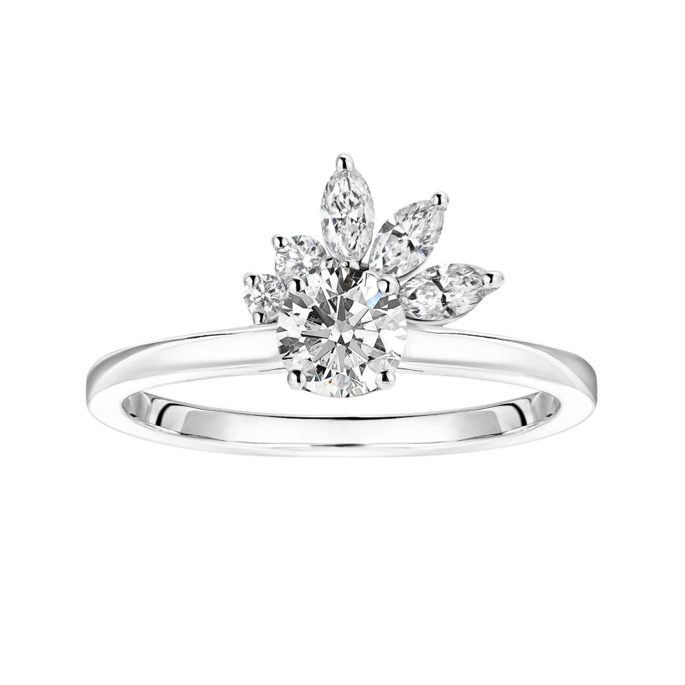 Ring Platinum Diamond Little EverBloom 2