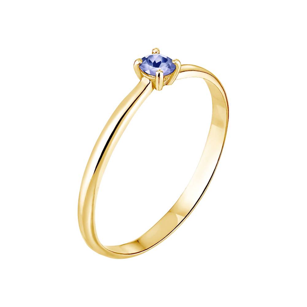 Ring Gelbgold Tansanit Mini Lady 2