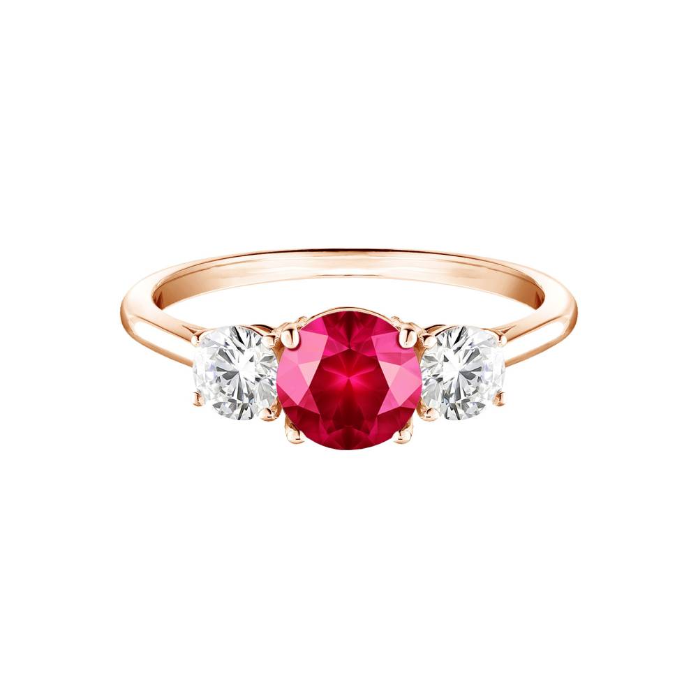 Ring Roségold Rubin Little Lady Duo 2