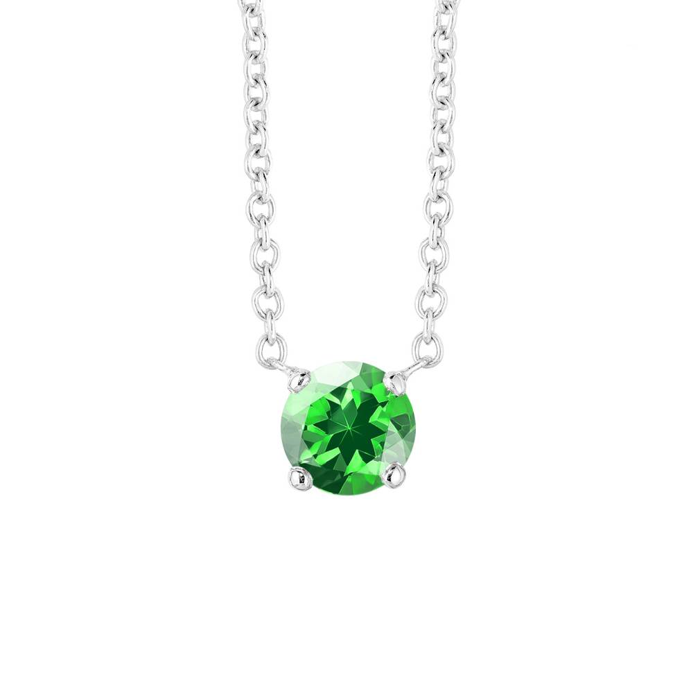 Pendant White gold Tsavorite Lady XL 2