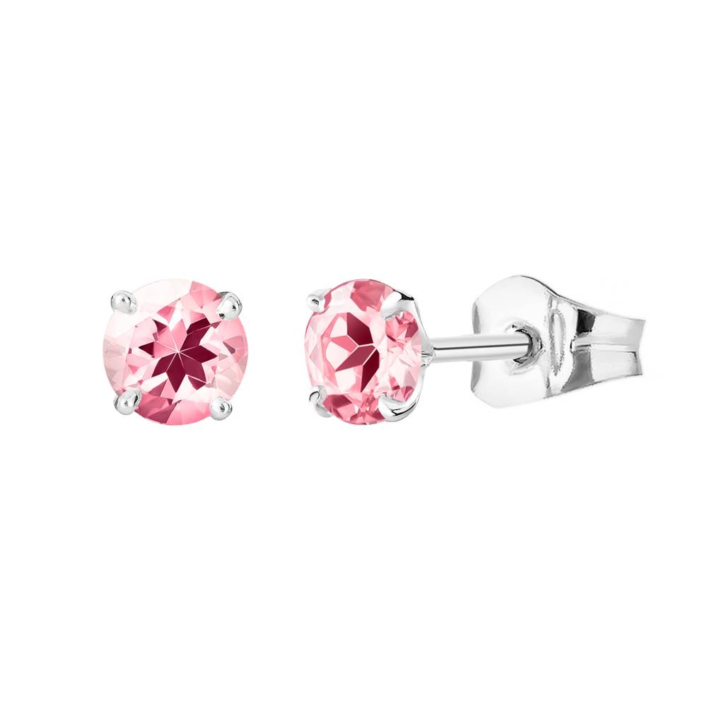 Boucles d'oreilles Or blanc Tourmaline Lady XL 2