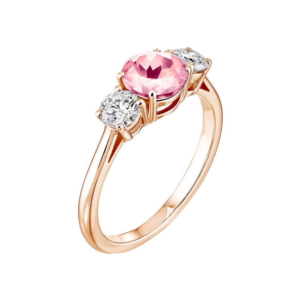 Ring Roségold Turmalin Lady Duo 2