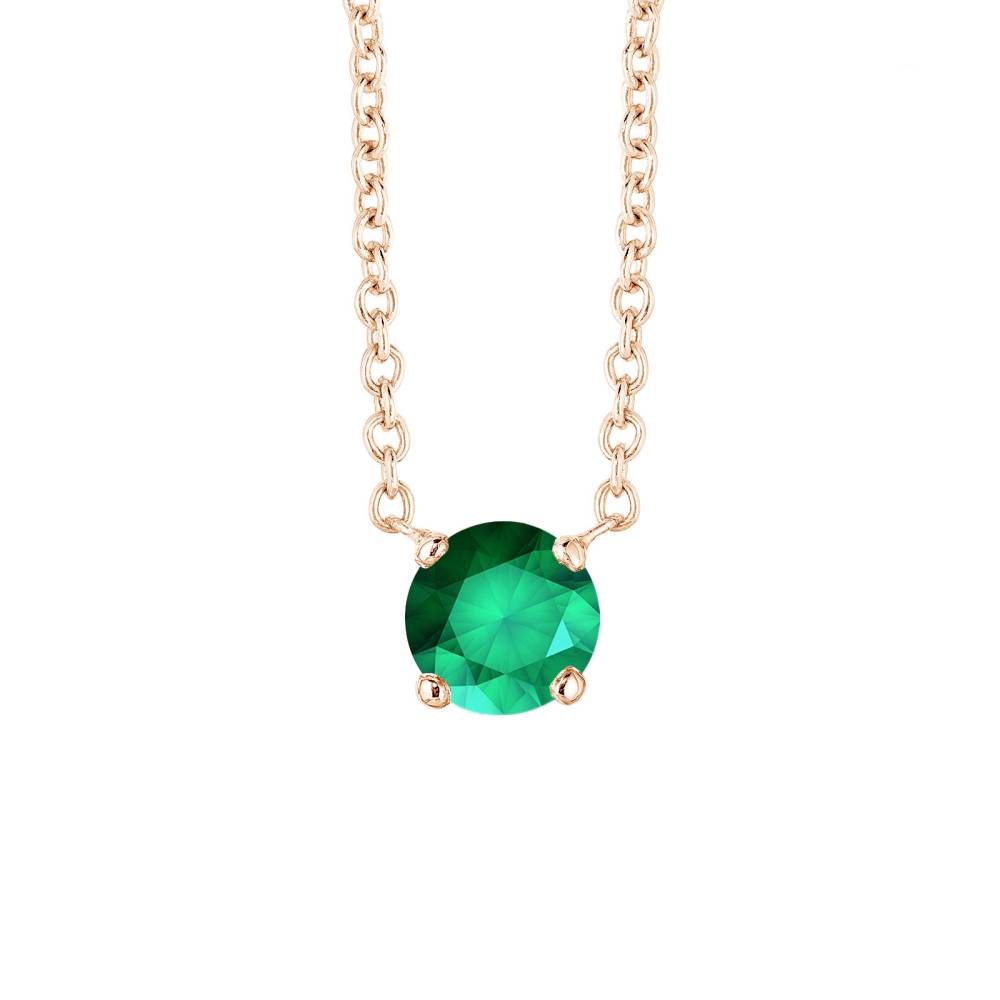 Pendant Rose gold Emerald Lady XL 2