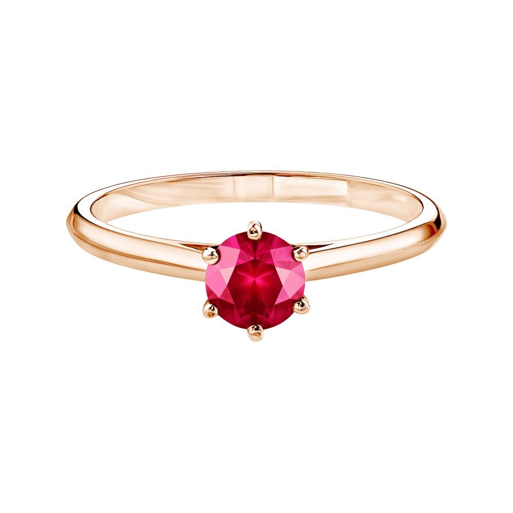 Ring Rose gold Ruby Little Lady 2