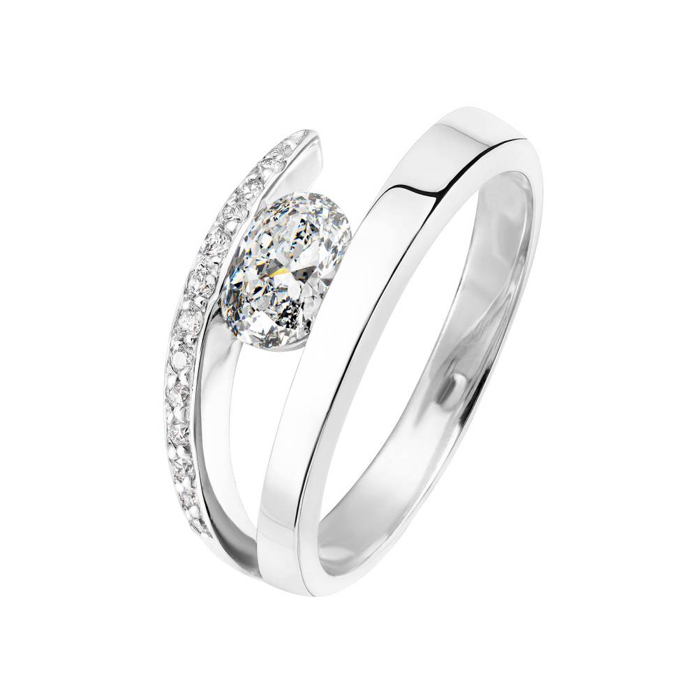 Bague Or blanc Diamant Ananta 2