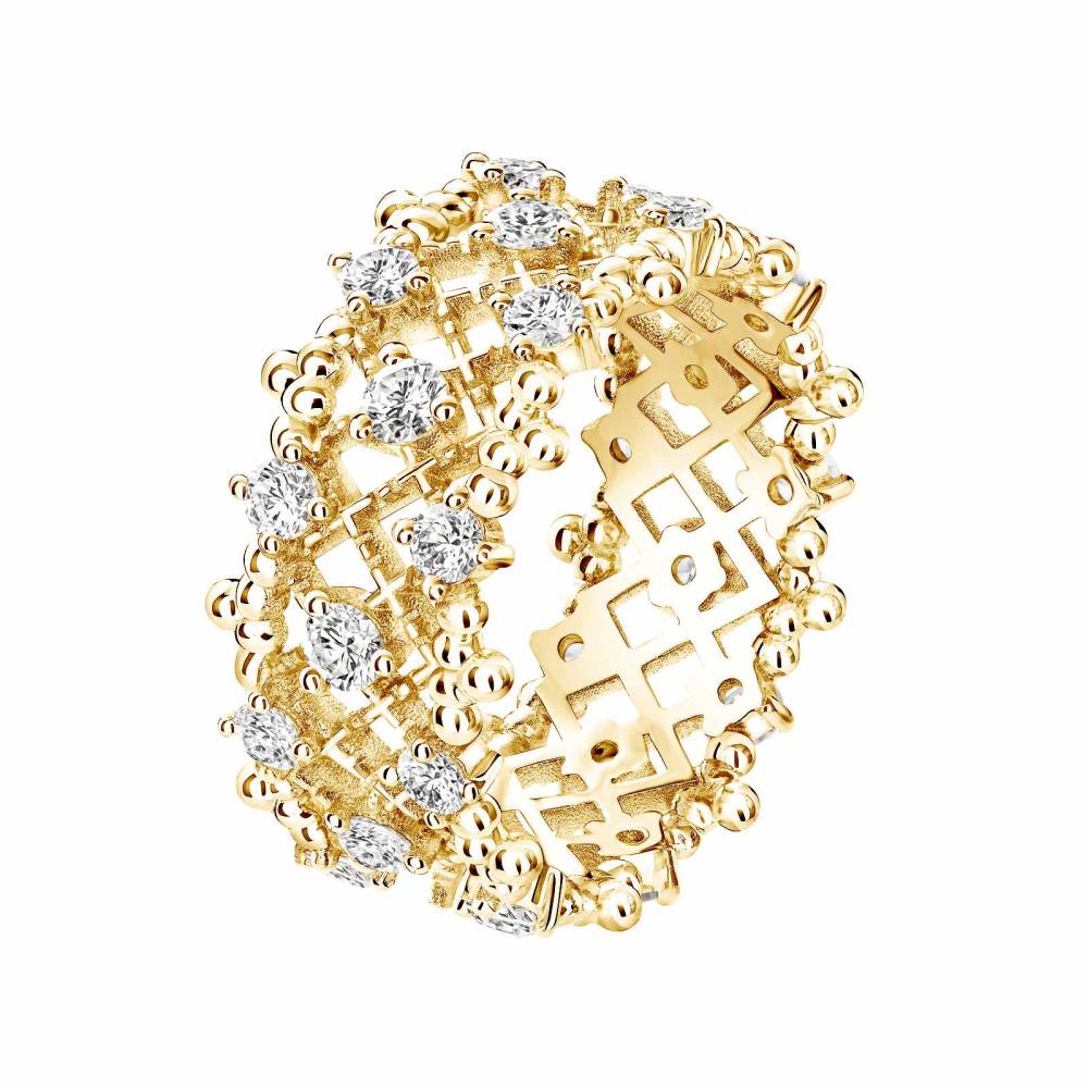 Ring Yellow gold Diamond Little RétroMilano Prima 2