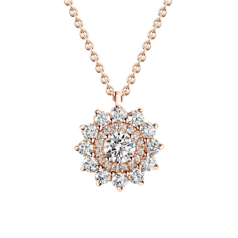 Anhänger Roségold Diamant Lefkos 2