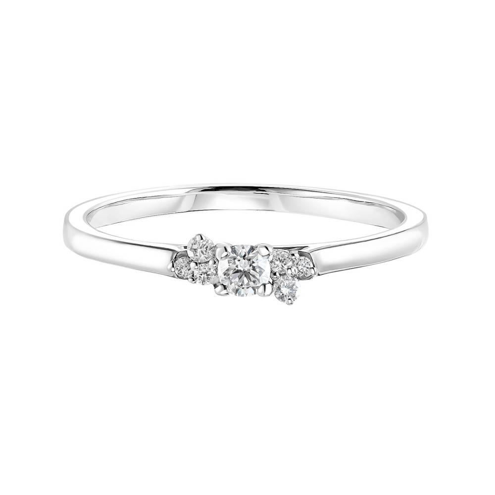 Bague Platine Diamant Mini EverBloom 2