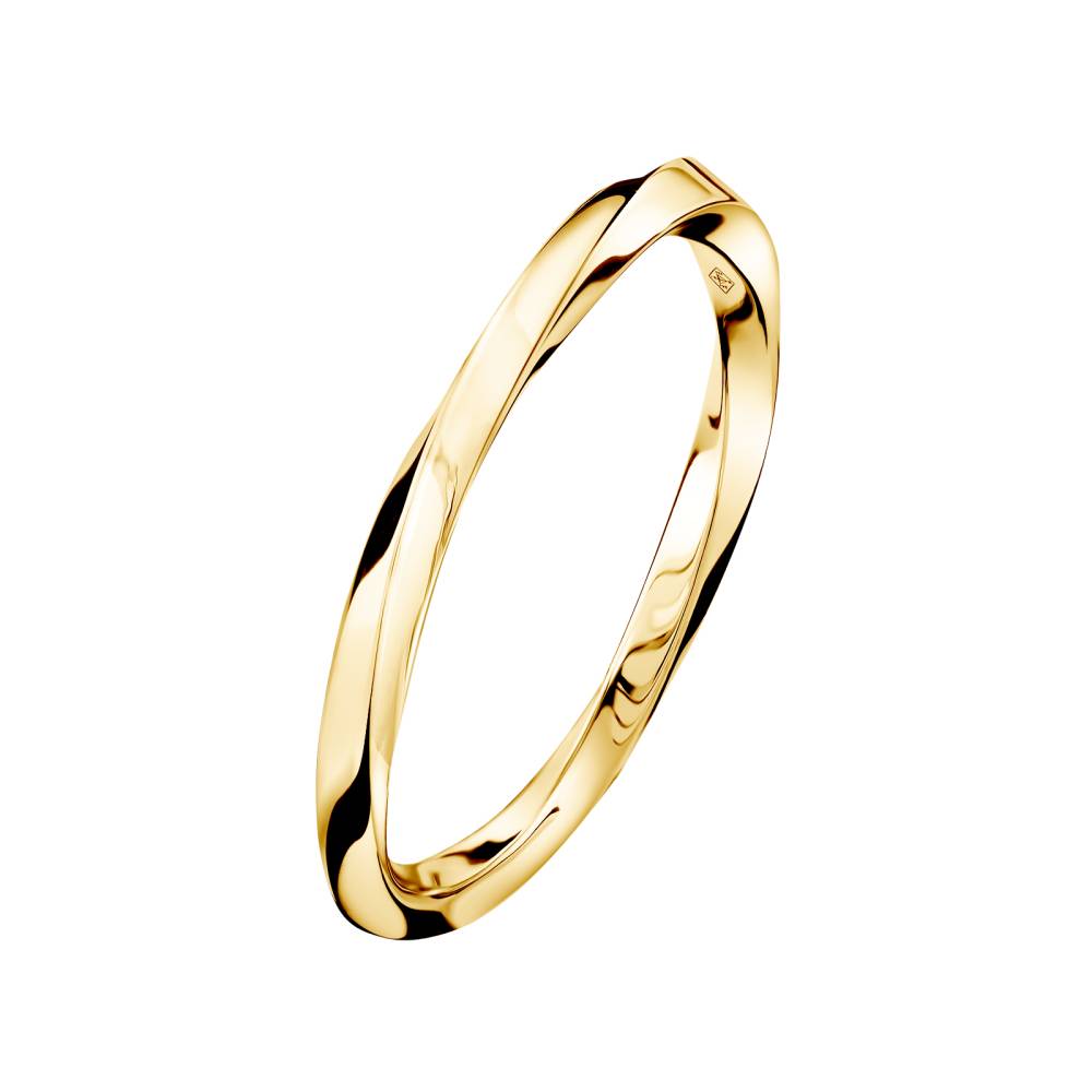 Ring Yellow gold Mathurins 2 mm 2