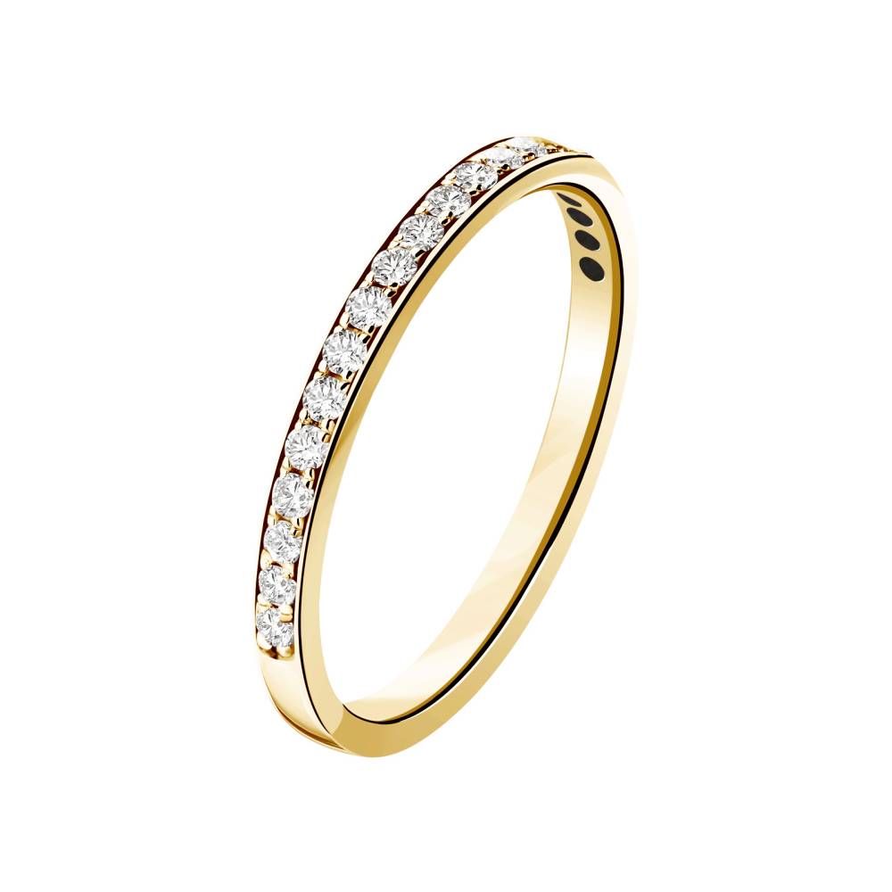 Wedding band Yellow gold Diamond Sophie 2