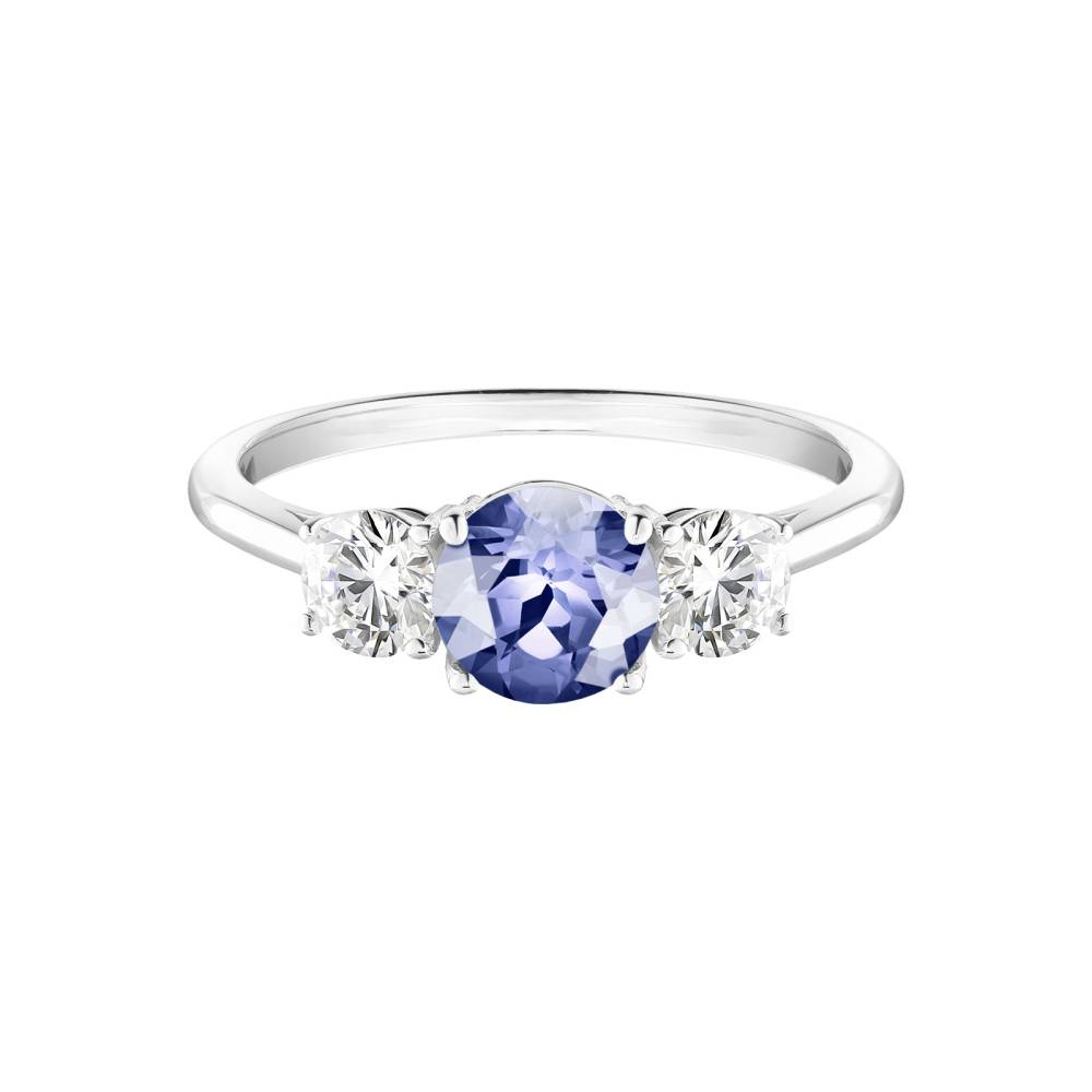 Bague Or blanc Tanzanite Little Lady Duo 2