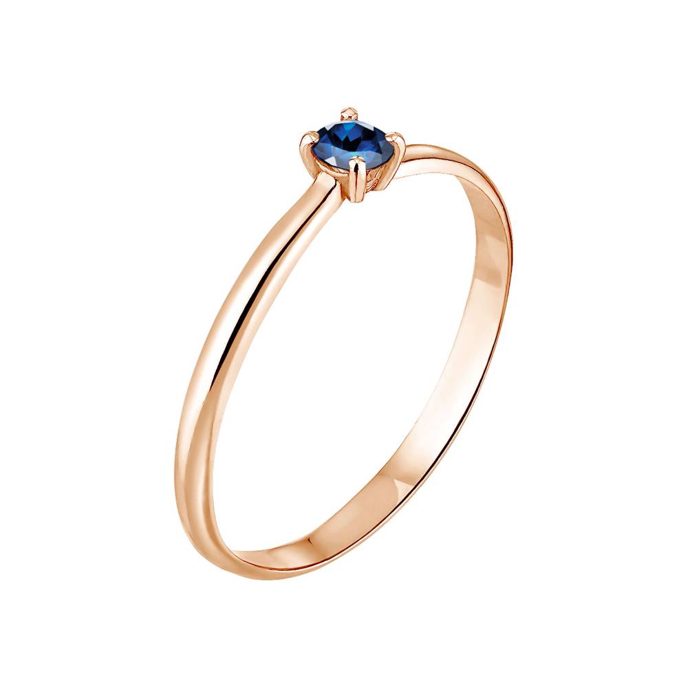 Ring Rose gold Sapphire Mini Lady 2