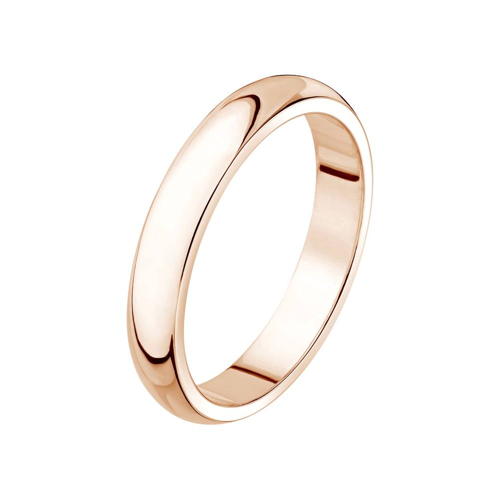 Wedding band Rose gold Gaillon 4 mm 2