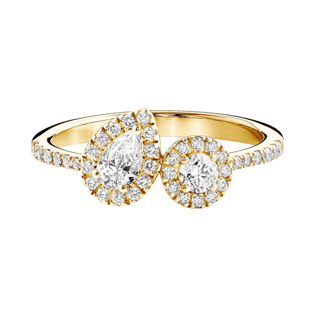 Bague Or jaune Diamant AlterEgo Poire 2