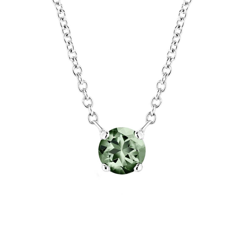 Pendant White gold Green Sapphire Lady XL 2