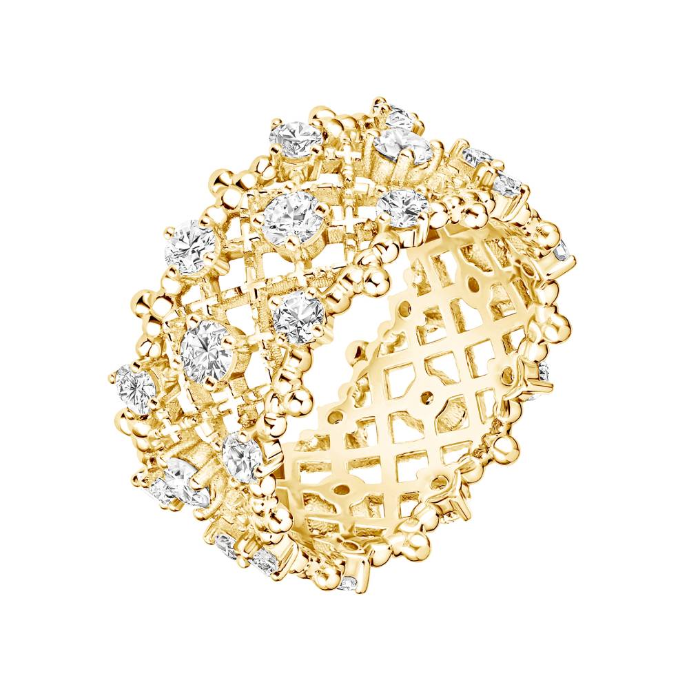 Ring Yellow gold Diamond RétroMilano Prima 2