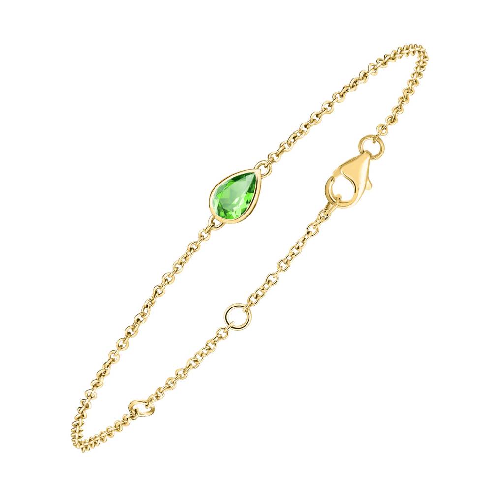 Bracelet Or jaune Tsavorite Gemmyorama 2