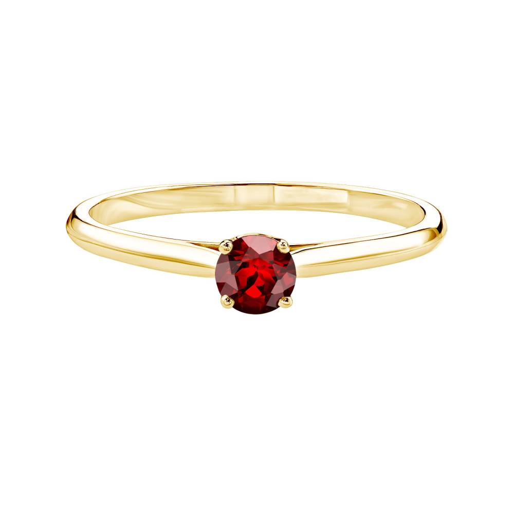 Ring Gelbgold Granat Baby Lady 2