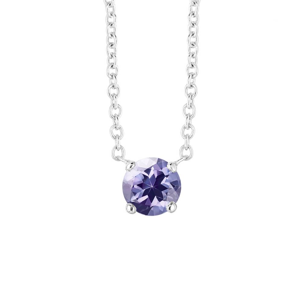 Pendentif Or blanc Tanzanite Lady XL 2