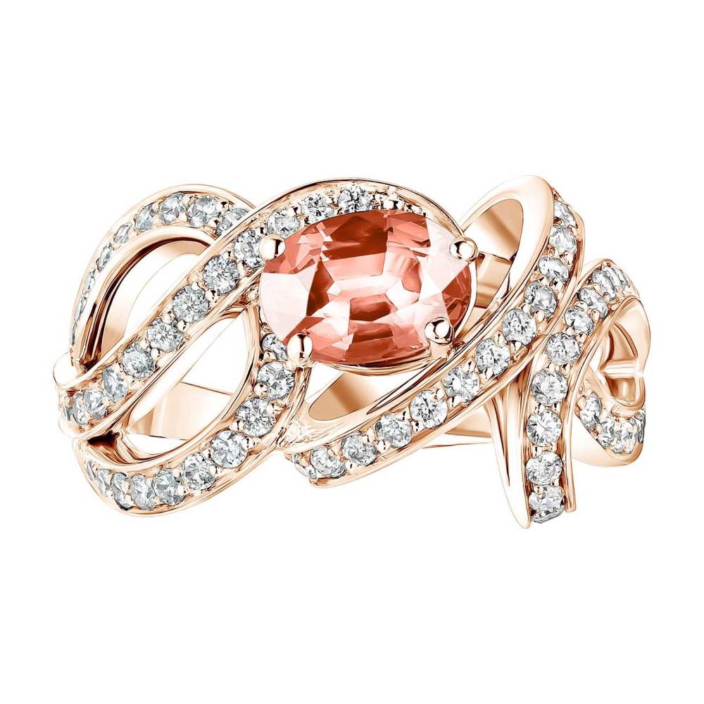 Ring Roségold und diamanten Olympia 2