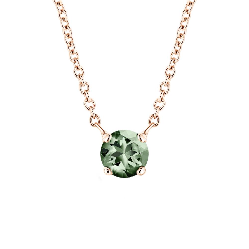 Pendant Rose gold Green Sapphire Lady XL 2