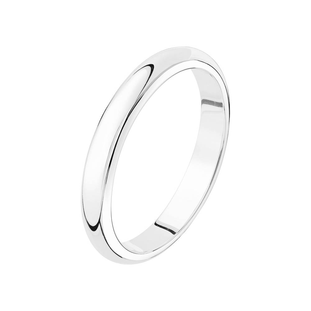 Wedding band White gold Gaillon 3,5 mm 2