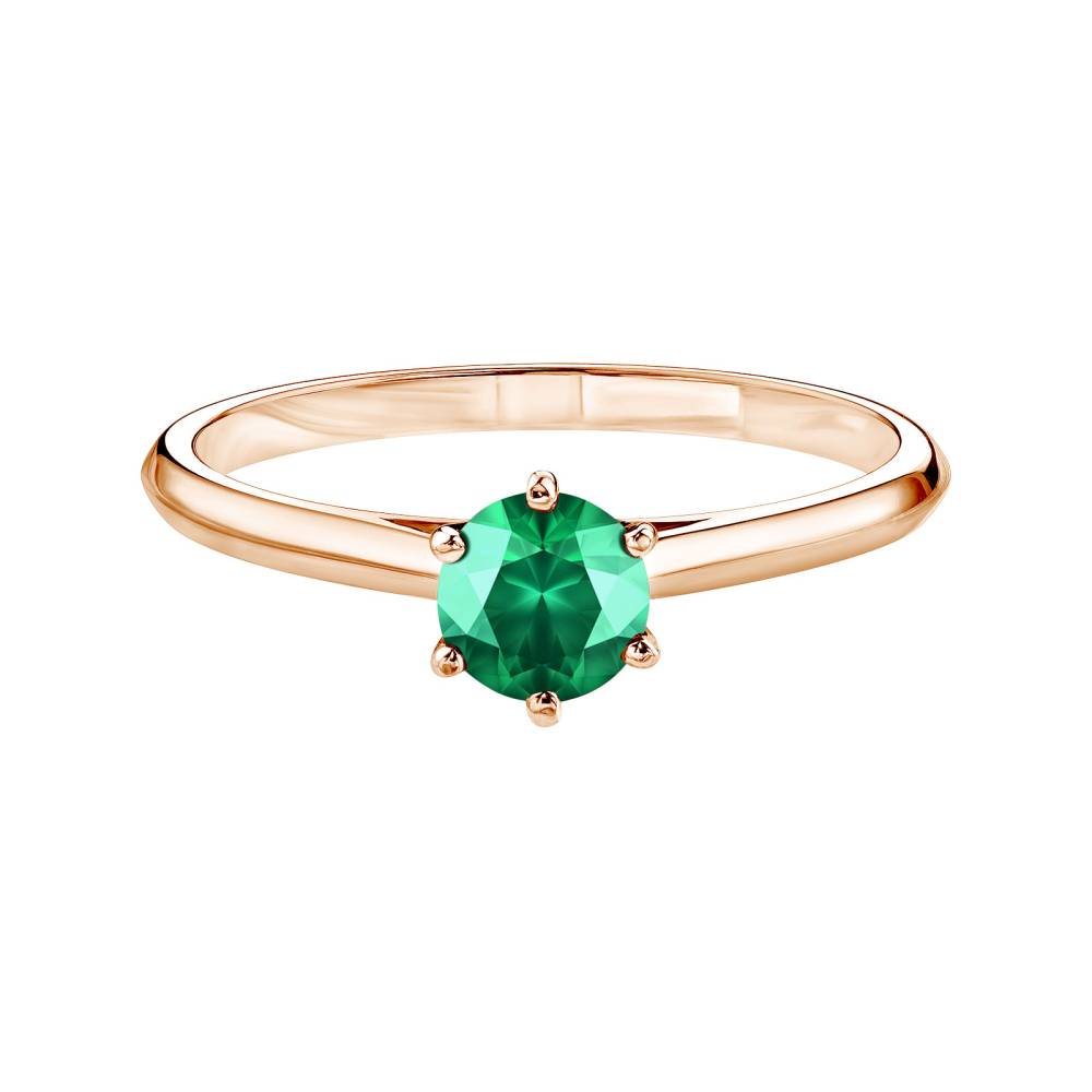 Ring Rose gold Emerald Little Lady 2