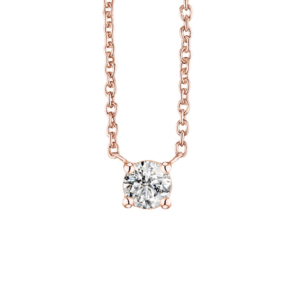 Pendant Rose gold Diamond Lady 2