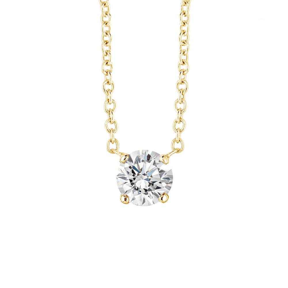 Pendant Yellow gold Diamond Lady XL 2