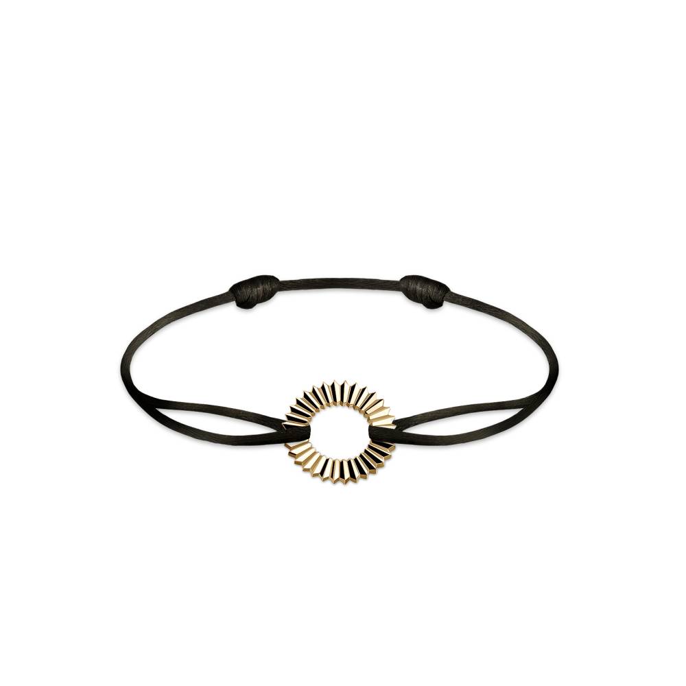 Cord Bracelet Yellow gold Entaille Rayons 2