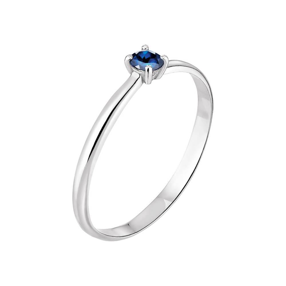 Bague Or blanc Saphir Mini Lady 2