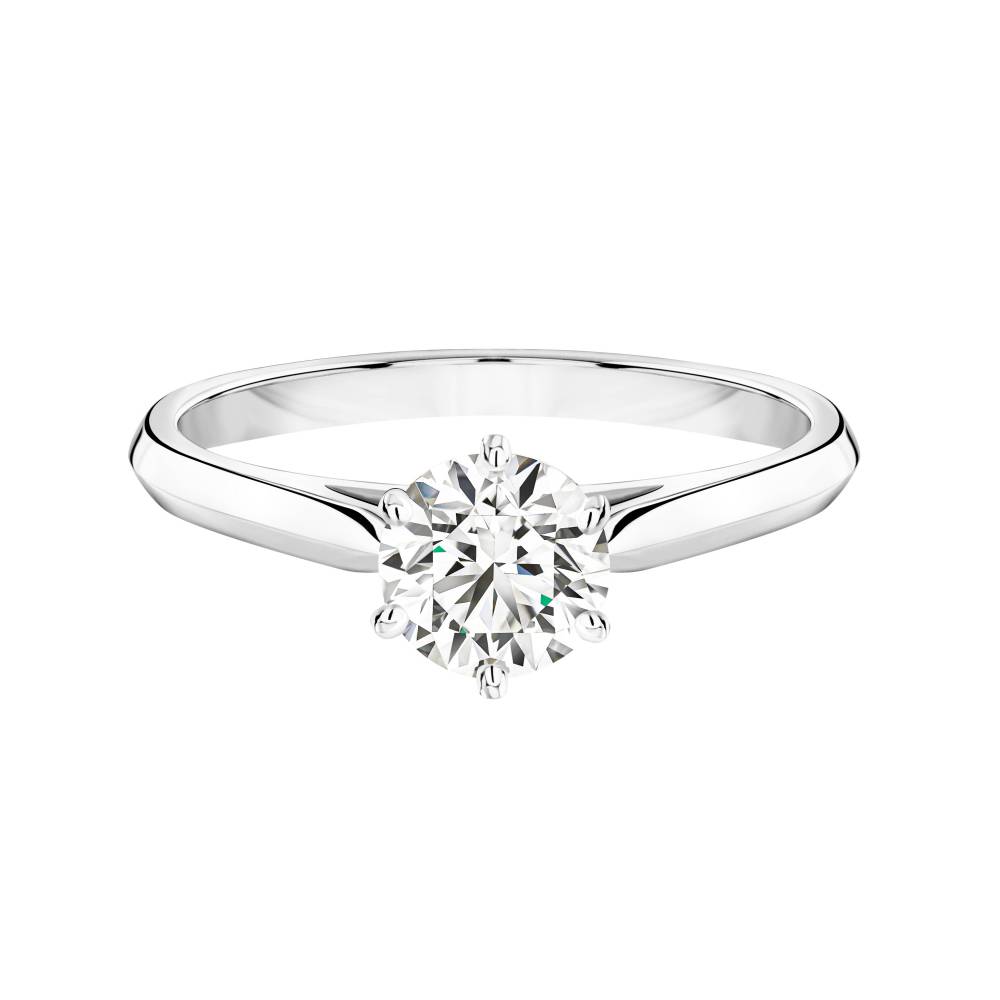 リング ホワイトゴールド ダイヤモンド Lady 0,7 ct 2