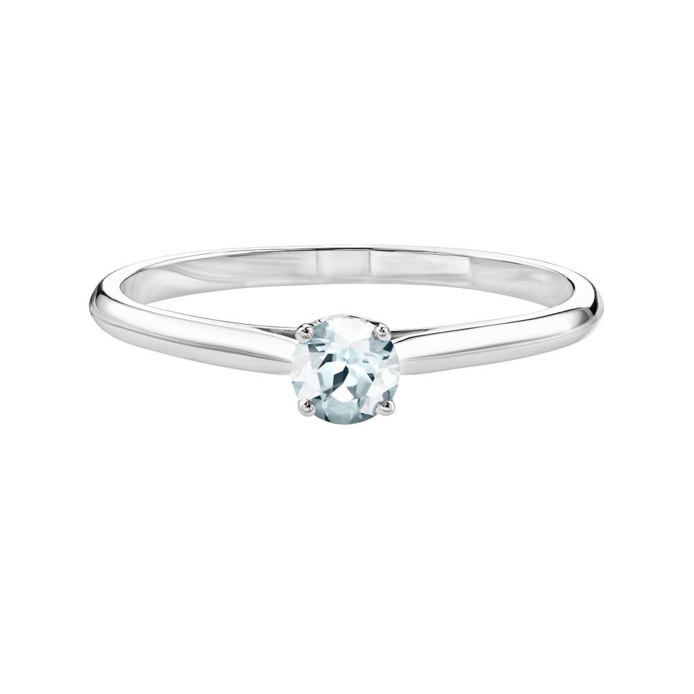 Ring Platin Aquamarin Baby Lady 2