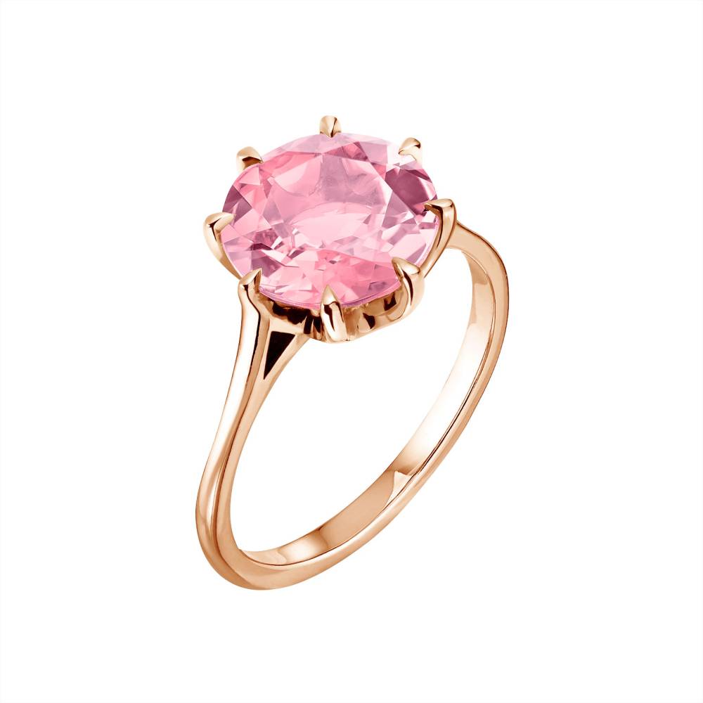 Bague Or rose Tourmaline Céleste 2