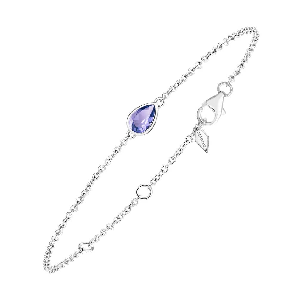 Bracelet Or blanc Tanzanite Gemmyorama 2