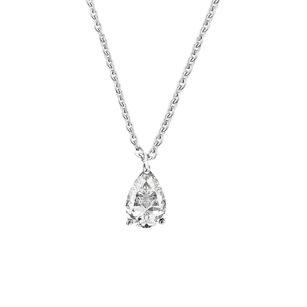 Pendant White gold Diamond Lady Poire 2