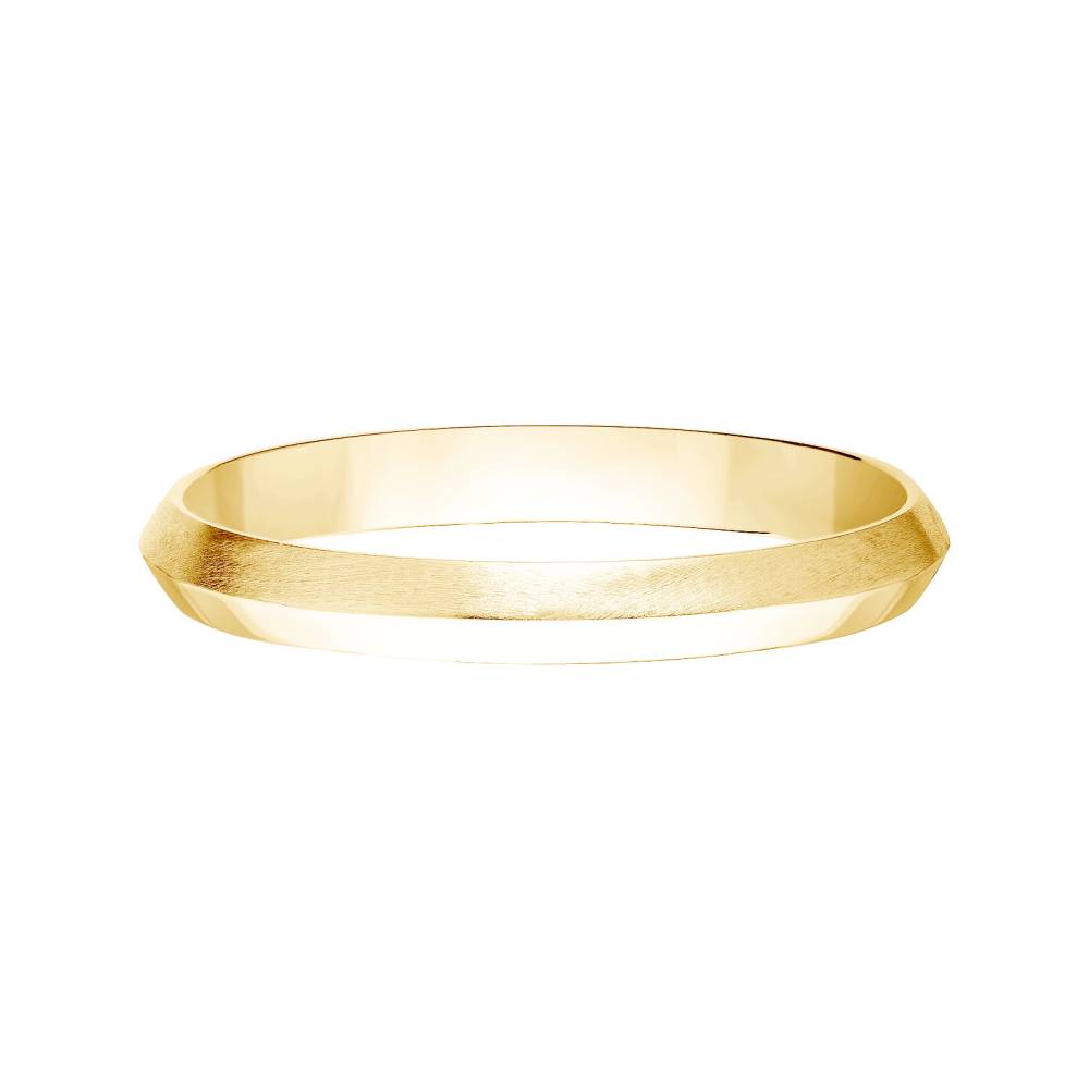 Ehering Gelbgold Thésée Love Brossée 3 mm 3