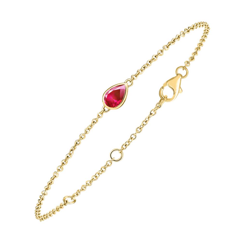 Bracelet Or jaune Rubis Gemmyorama 2