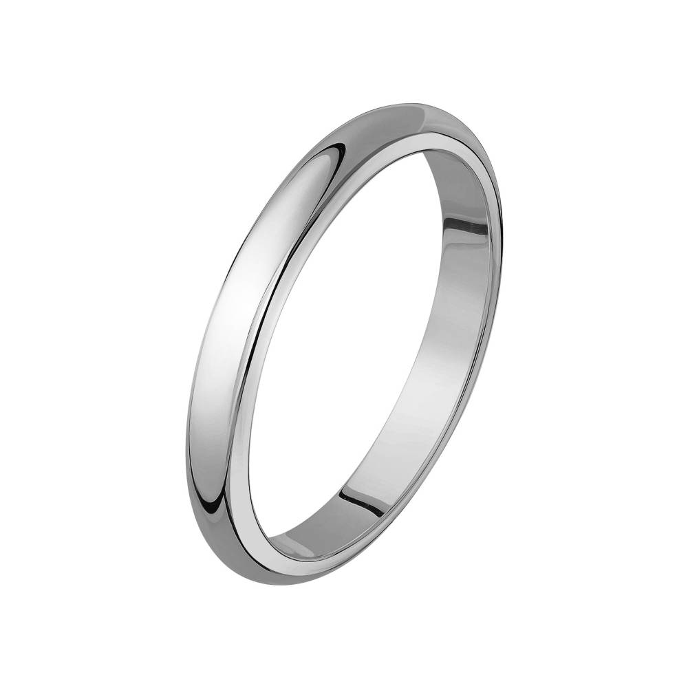 Wedding band Black gold Gaillon 3 mm 2