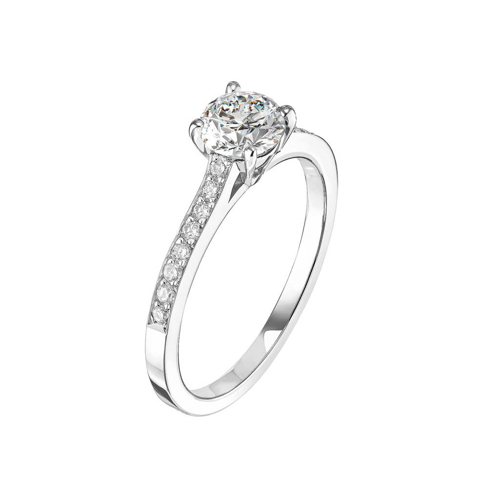 Ring White gold Diamond Lady Pavée 2