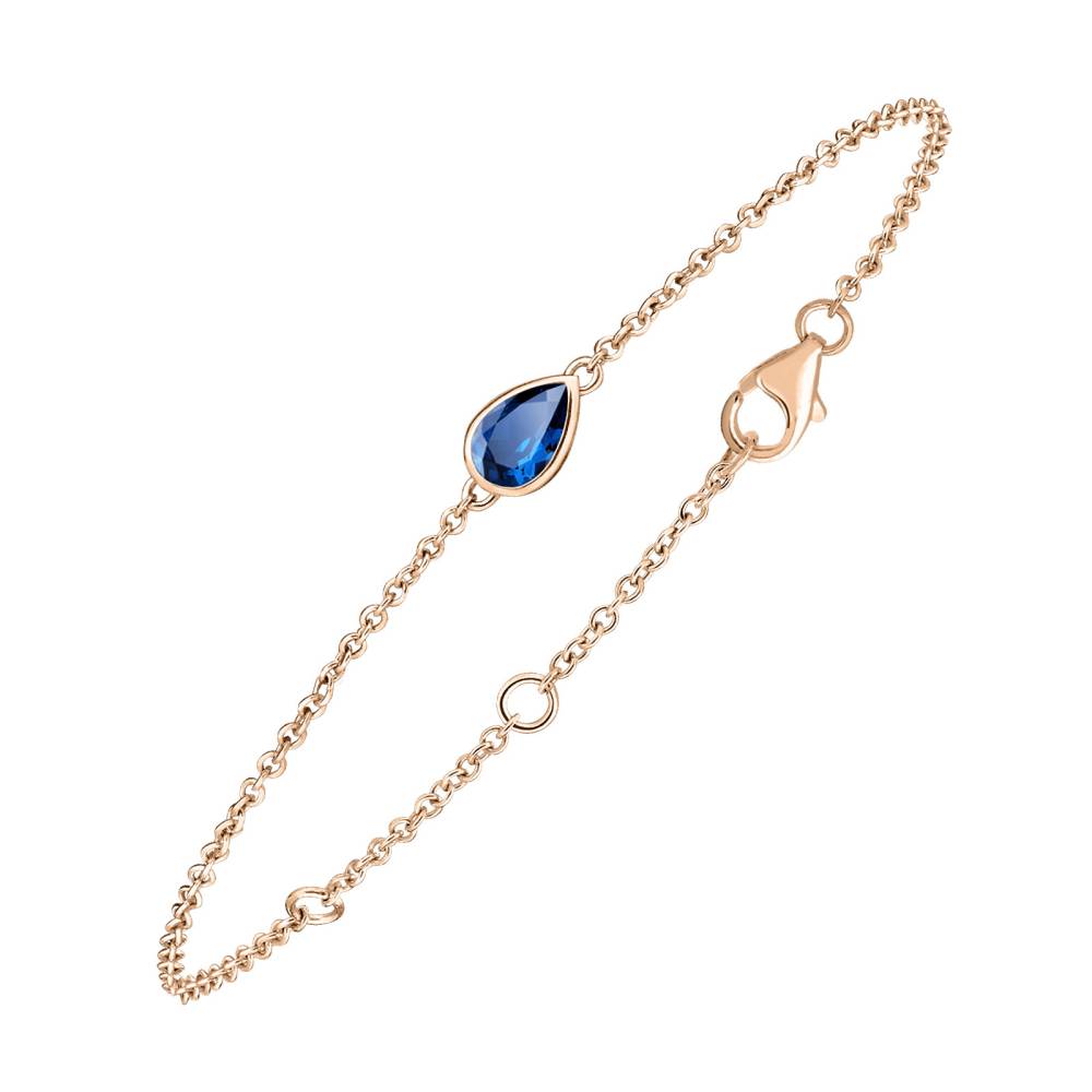 Bracelet Rose gold Sapphire Gemmyorama 2