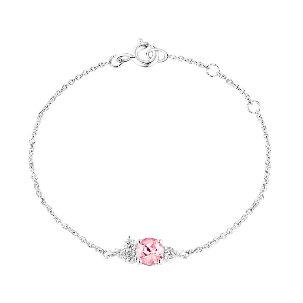 Bracelet Or blanc Tourmaline et diamants Baby EverBloom 2